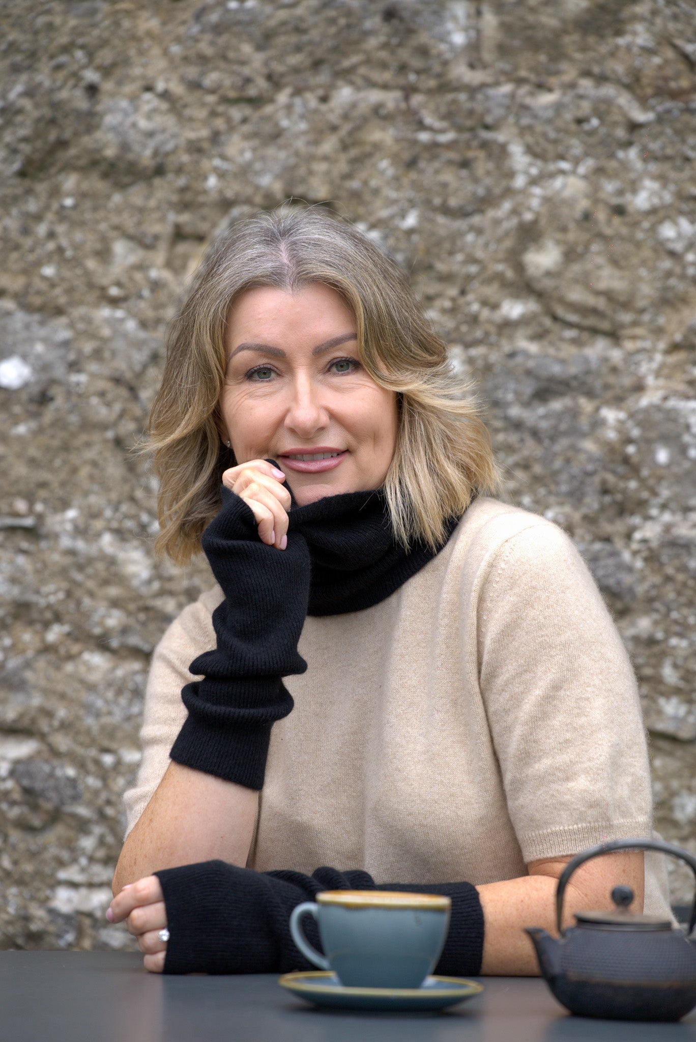 Fingerless gloves – Lullaby cashmere