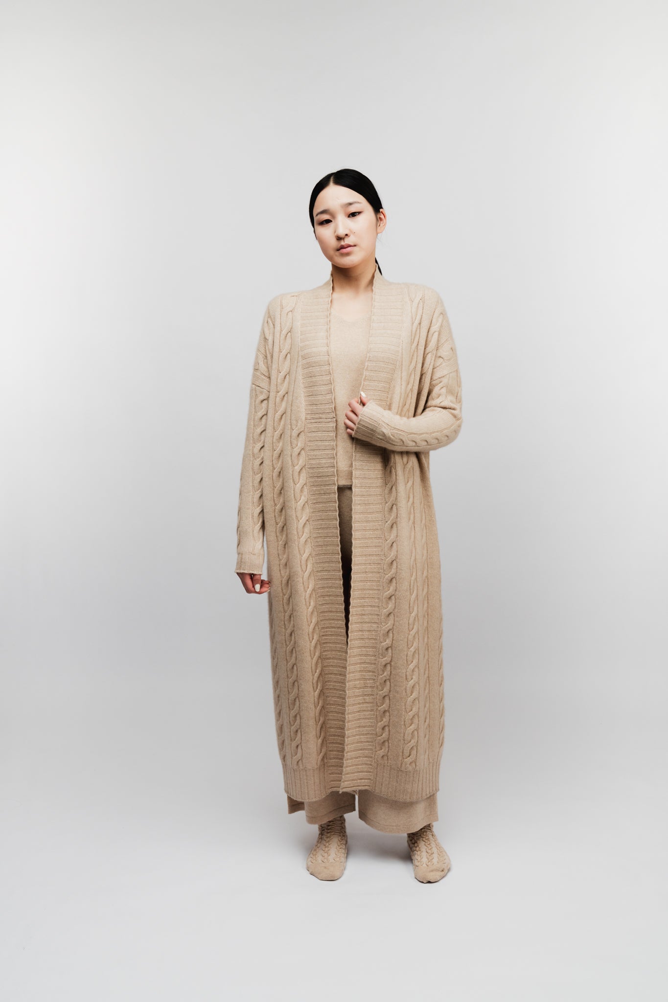 (Made to Order) Cashmere Long Cardigan