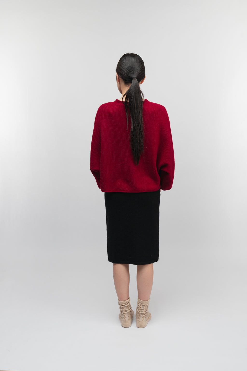 Burgundy Cardigan