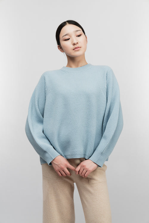 (Made to Order) Cashmere baby blue Jumper