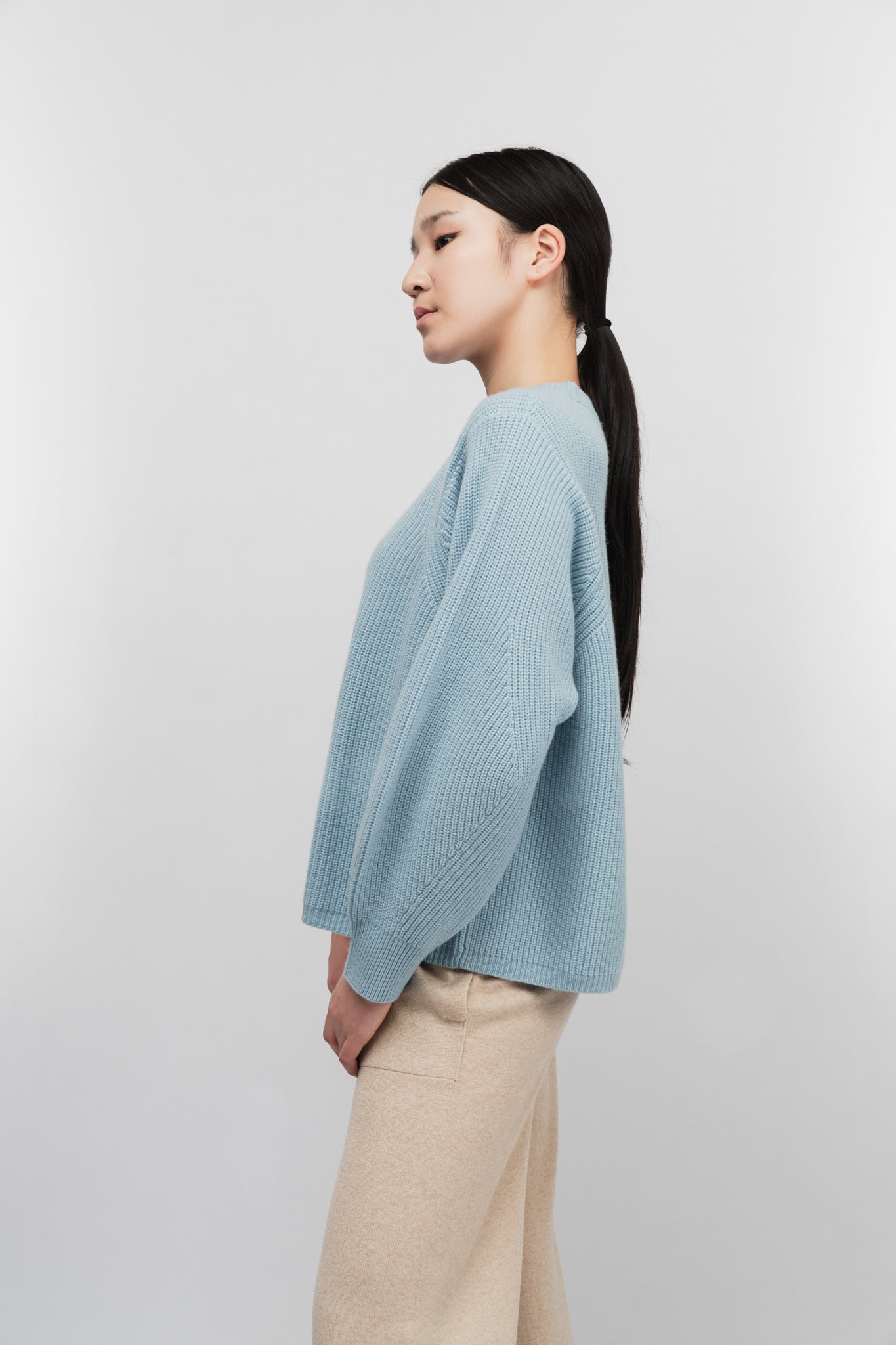 (Made to Order) Cashmere baby blue Jumper