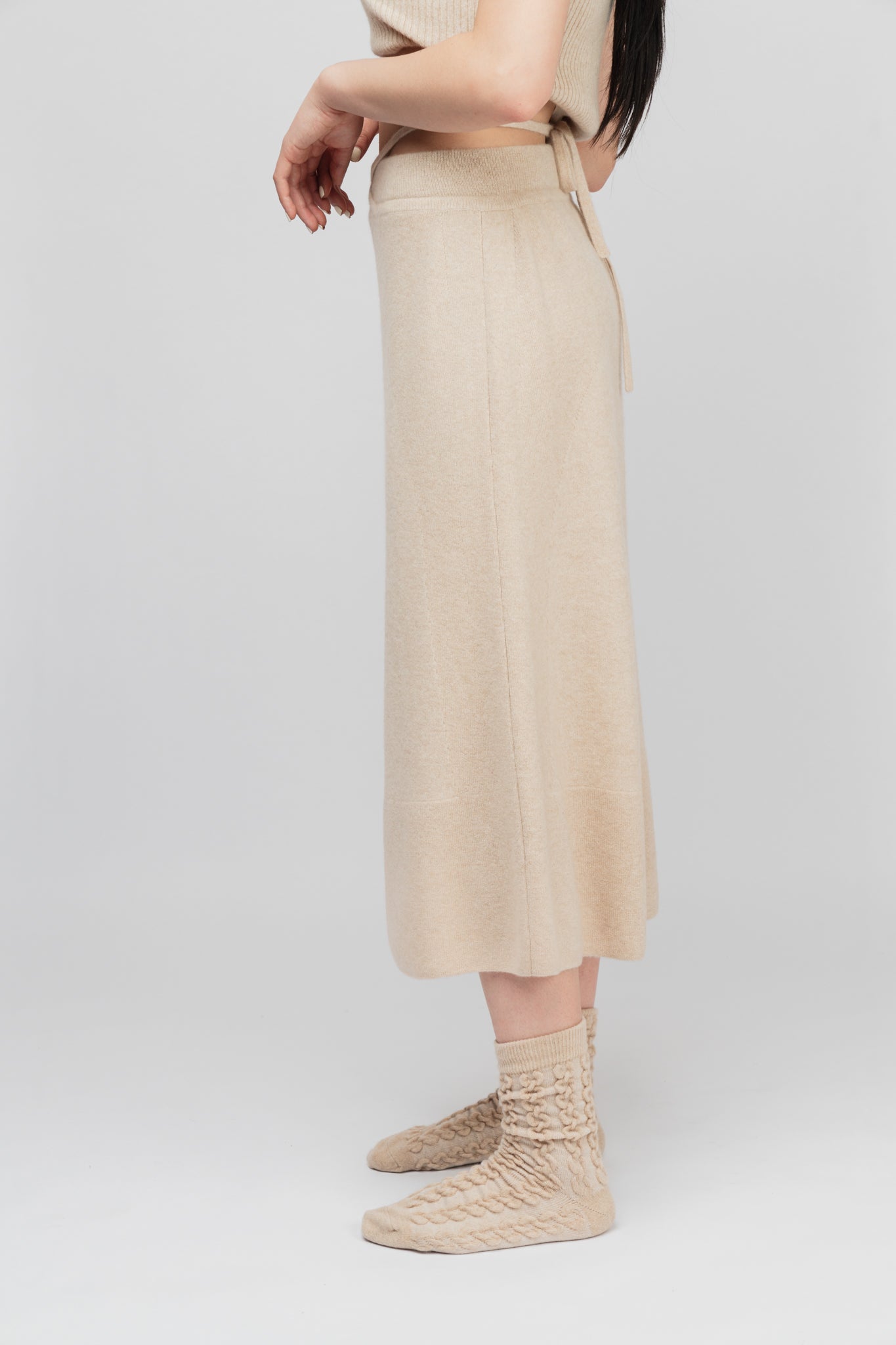 (Made to order ) Classic cashmere A-line