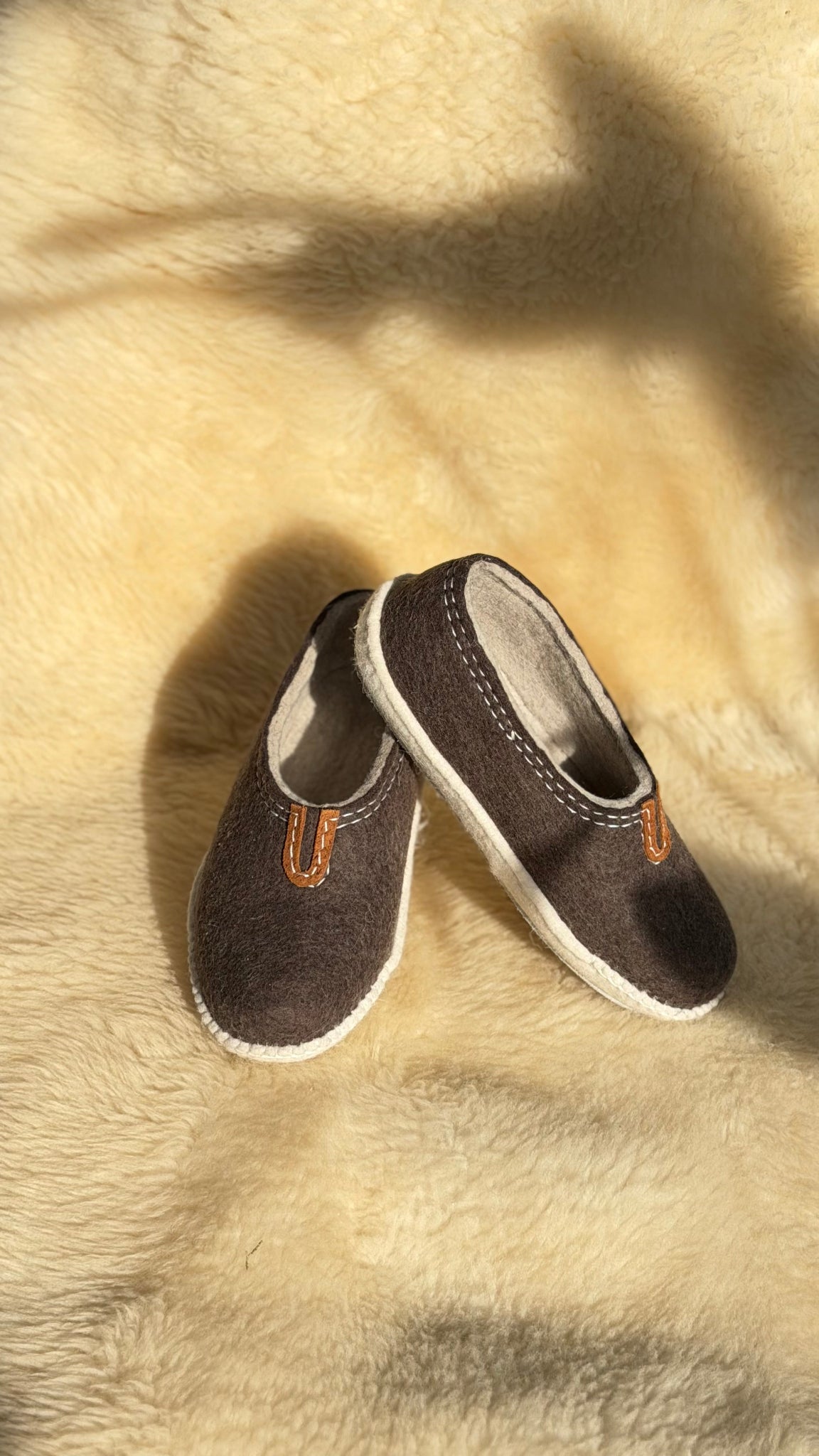Wool slippers